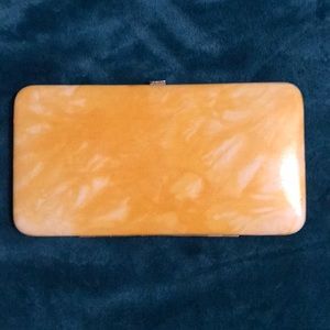 Yellow hardcase wallet